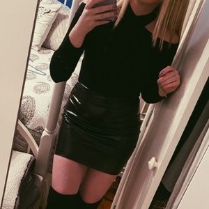 Leather skirt 🥀